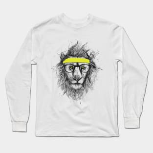 Hipster lion Long Sleeve T-Shirt